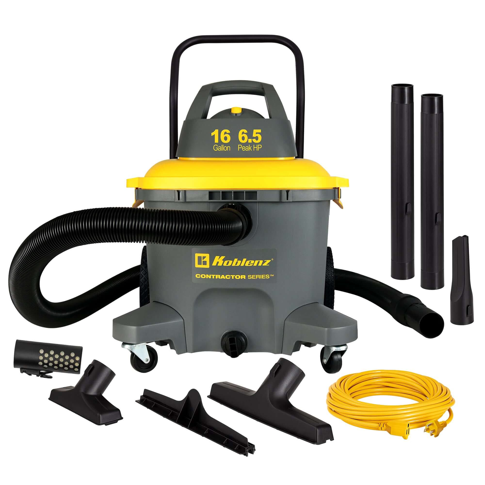 Aspiradora con Manija Contractor Seco-Mojado 16 Galones WD-16 C4H