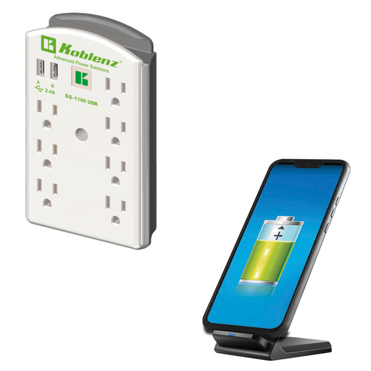 2 PACK SS-1100 USB + CI-10FASTCHARGE - Koblenz Electrica