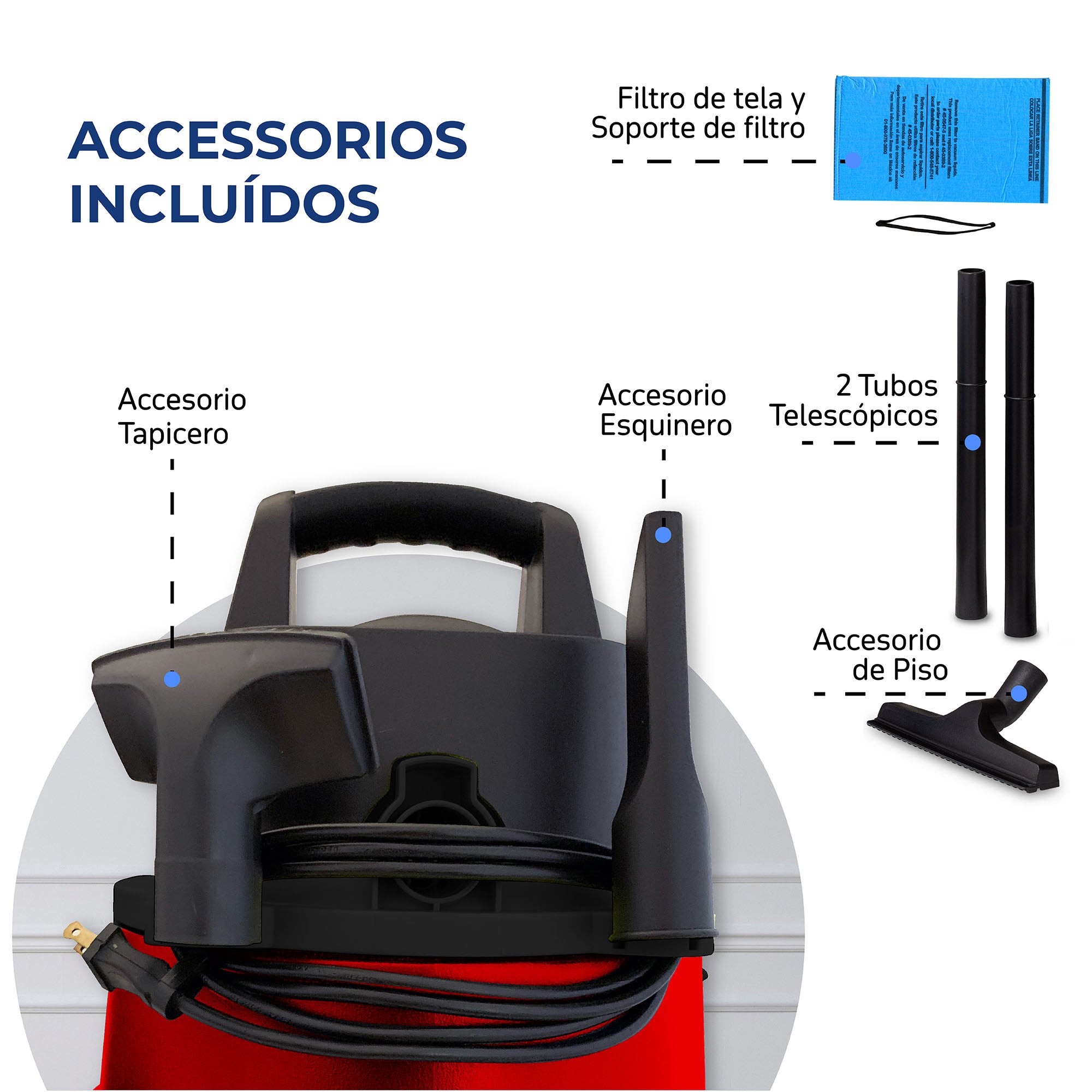 Devoradora Seco-Mojado 5 Galones SM-5