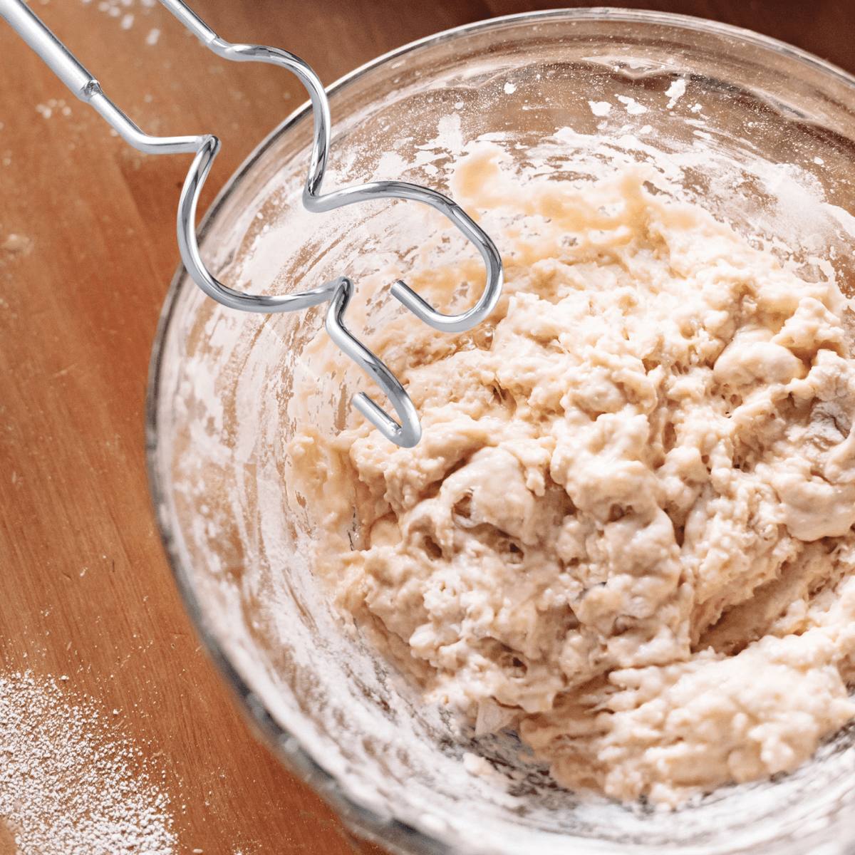 Sistema de doble varilla para un batido eficiente