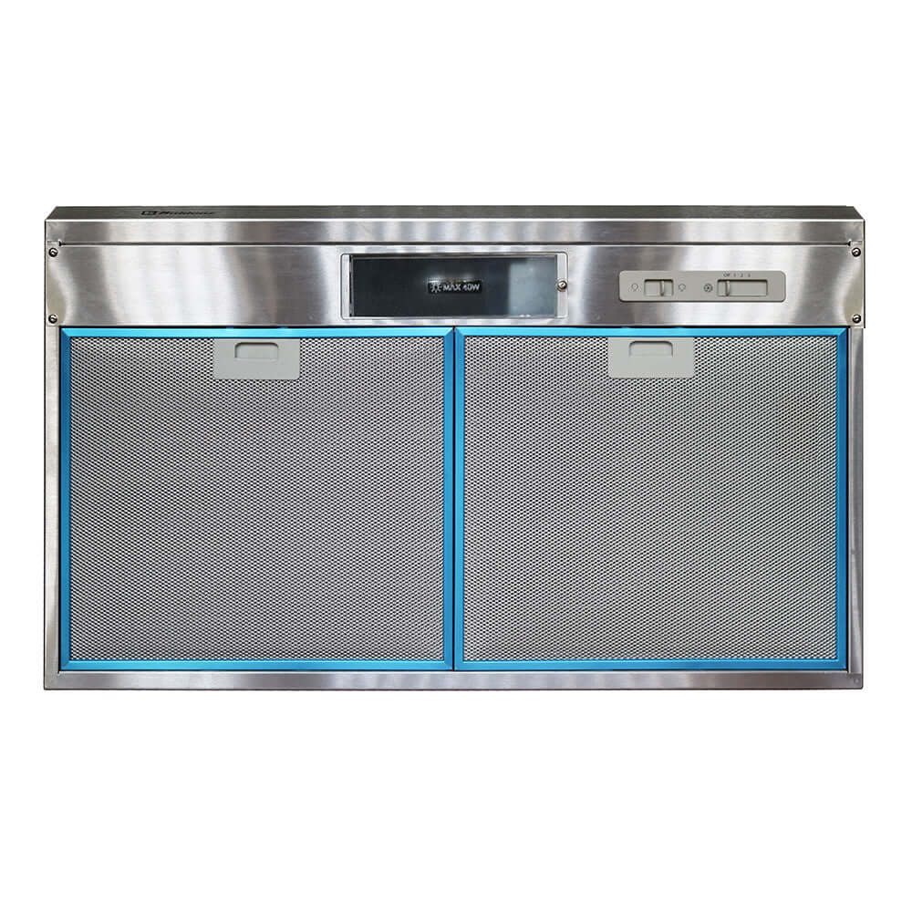 Filtro Easy Clean con malla eléctrica en la campana de gabinete