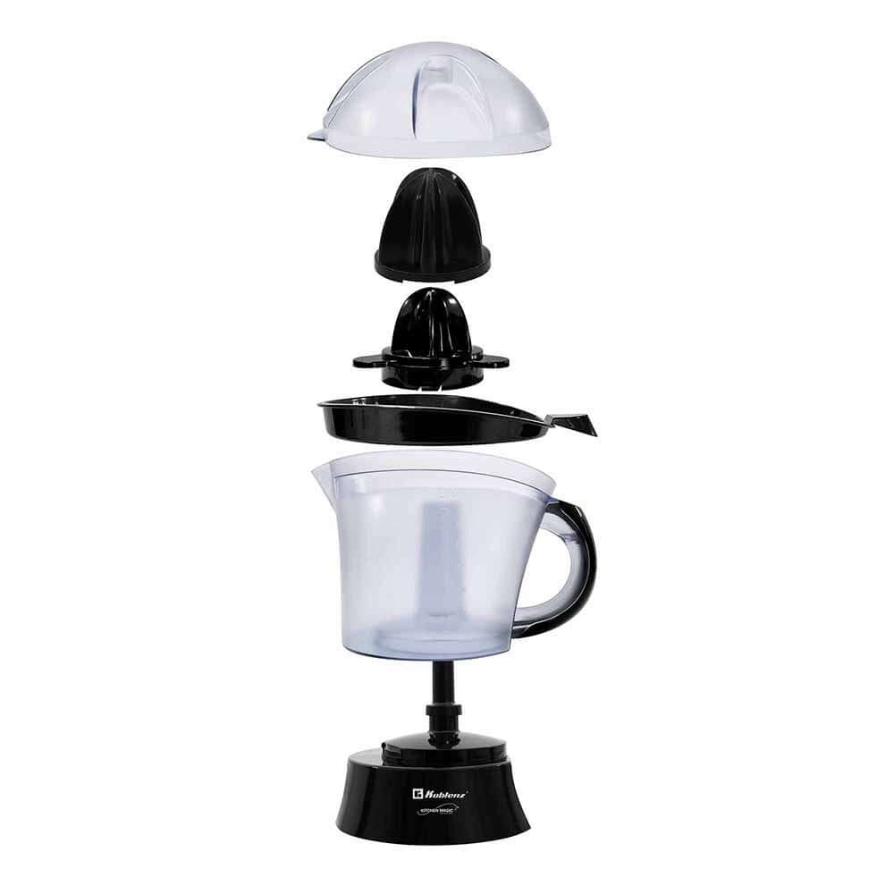 Dos tamaños de conos para diversos cítricos en exprimidor de cítricos