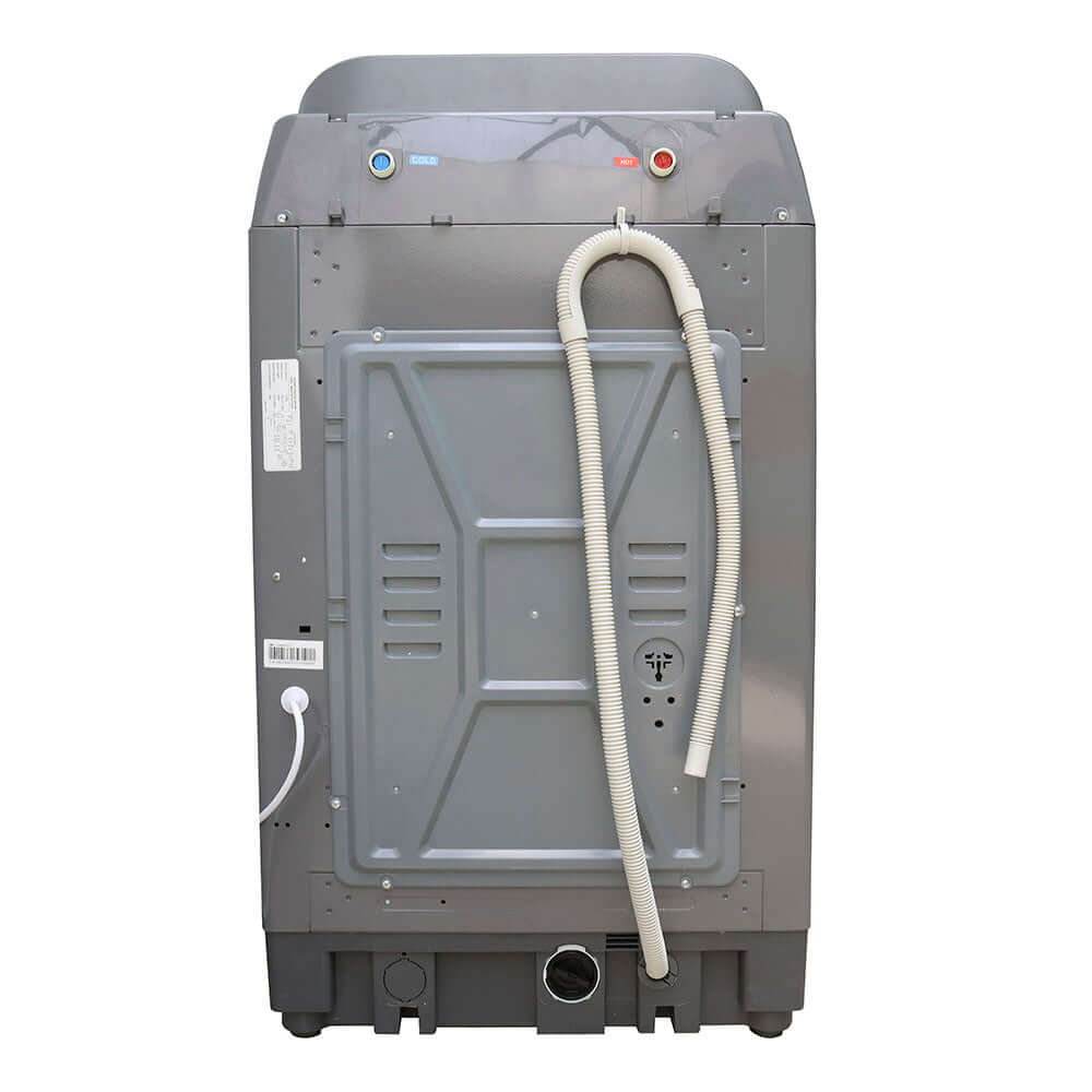 Drenado de agua manual y automático en lavadora Frankfurt gris