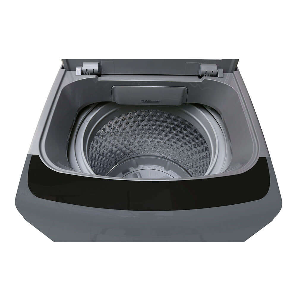 Despachador de jabón y suavitel automático en la lavadora Frankfurt color gris