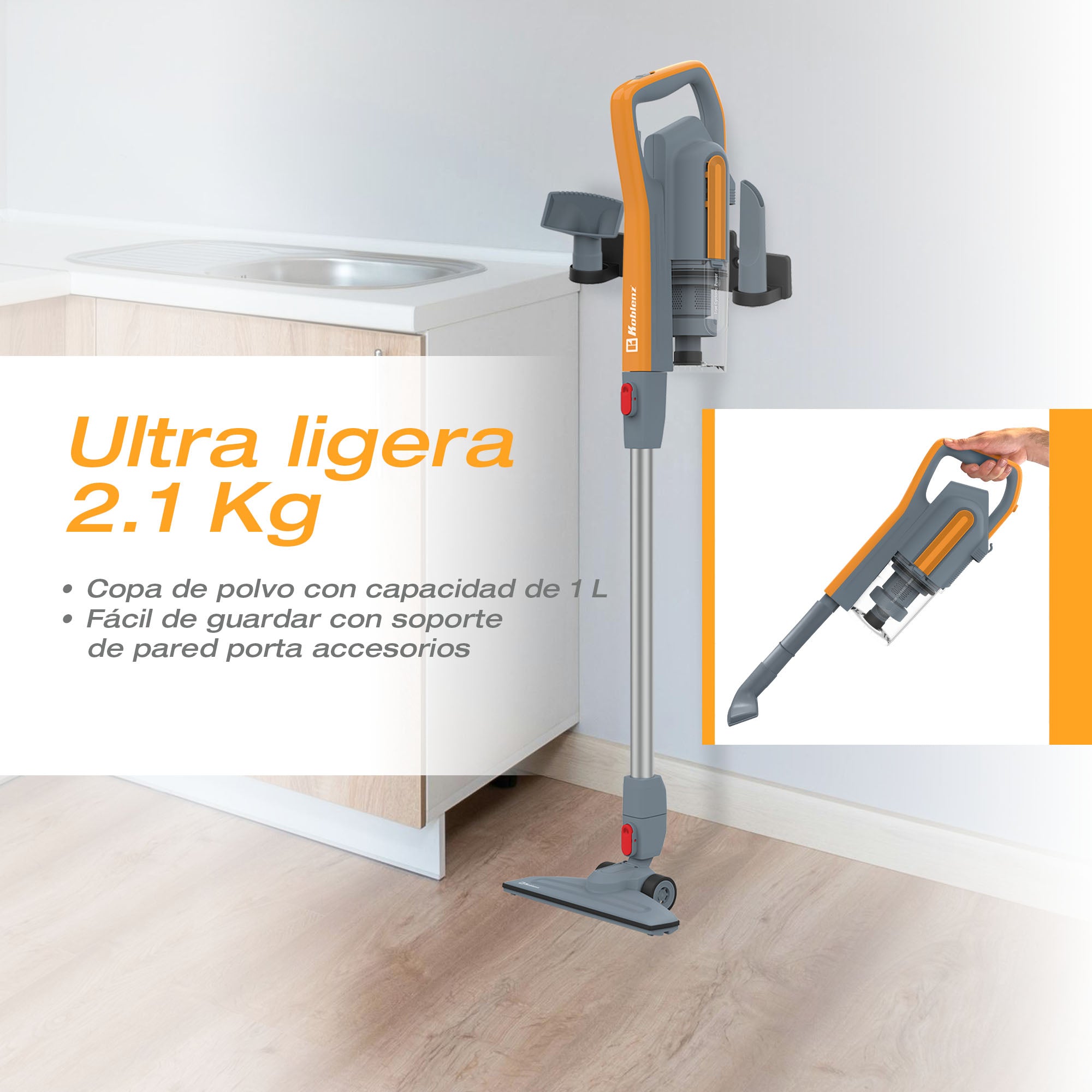 Aspiradora Stick Vac Atlas SVK-160 - Koblenz Electrica