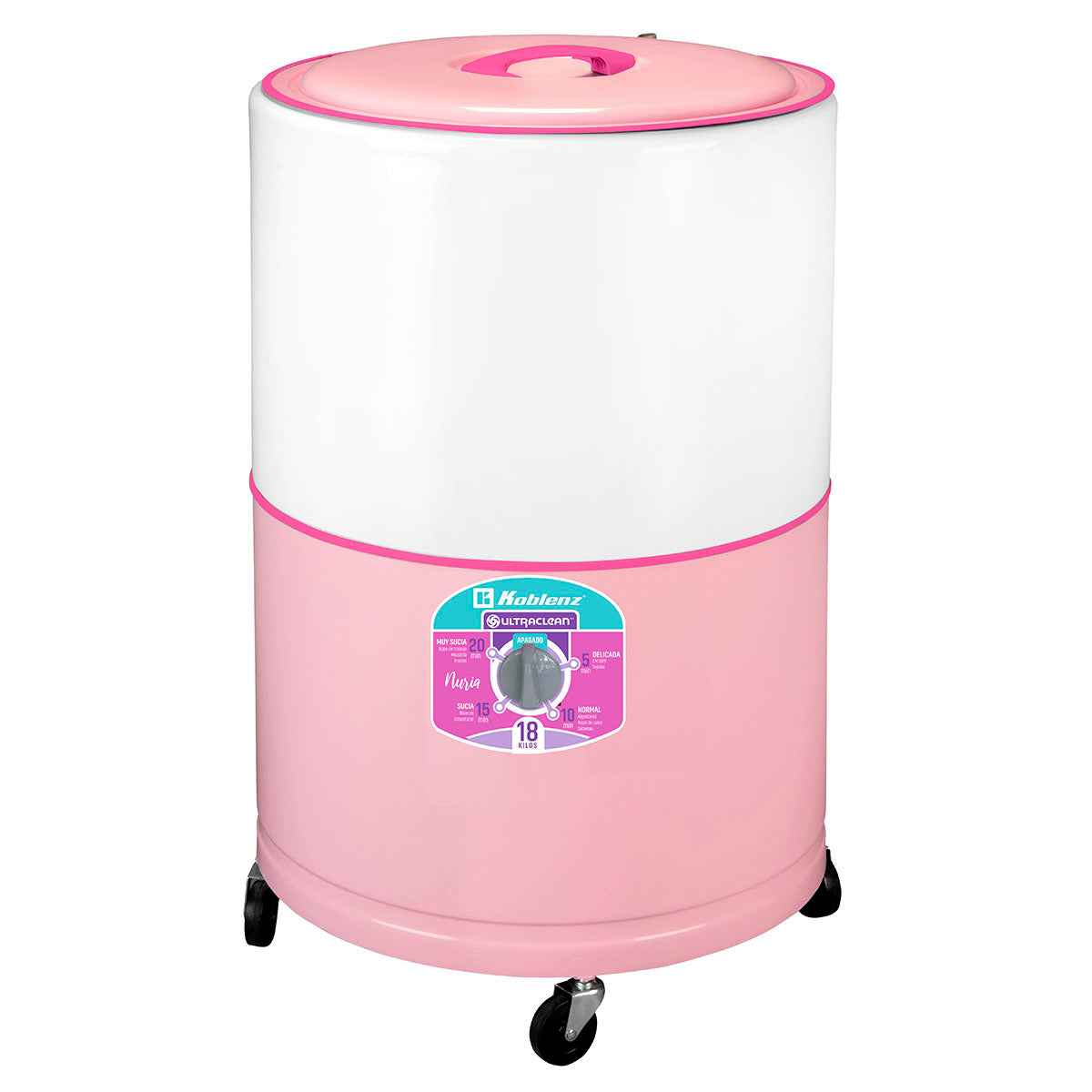 Lavadora Redonda de Polea Nuria LRK-1811T