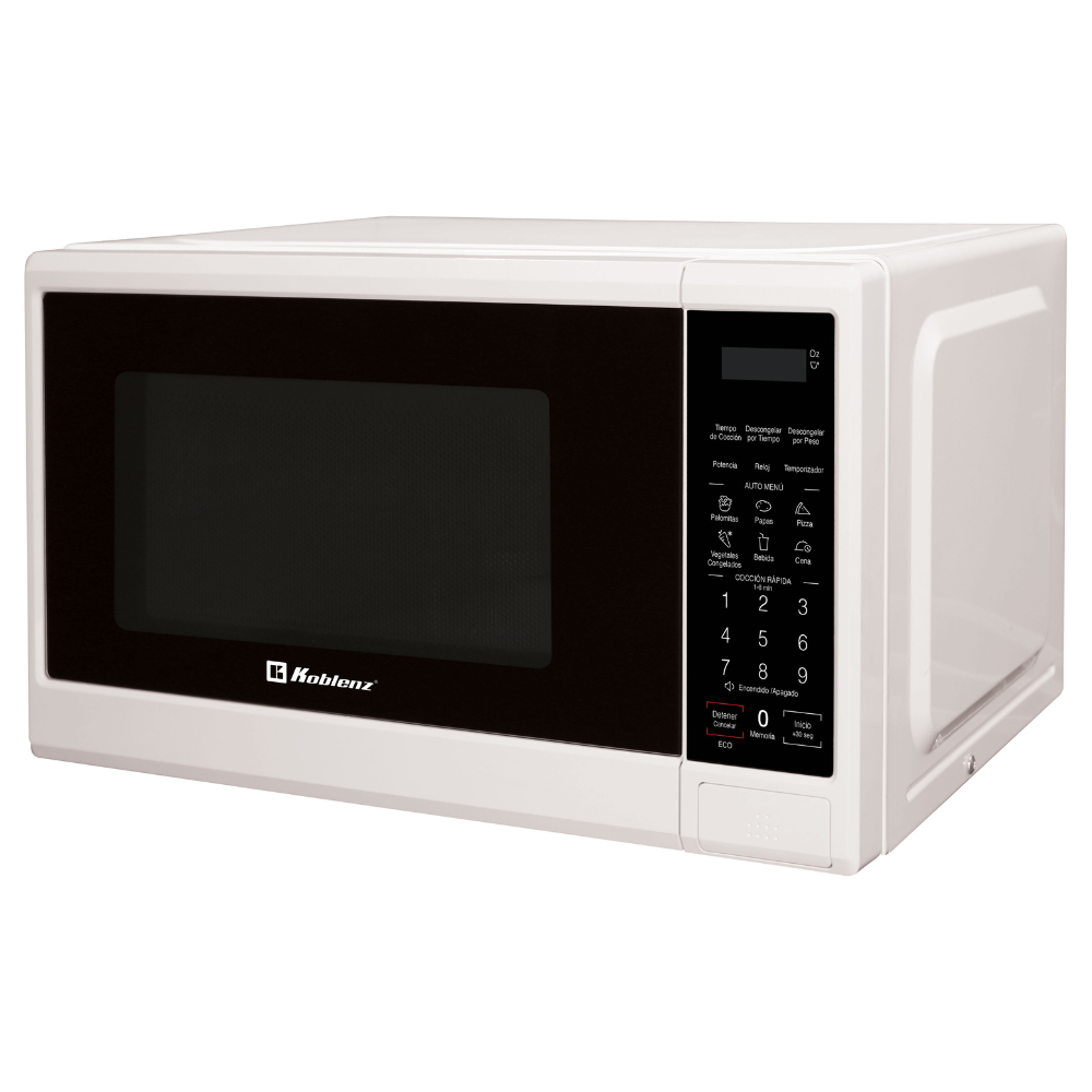 Horno de microondas con 3 años de garantía en color blanco