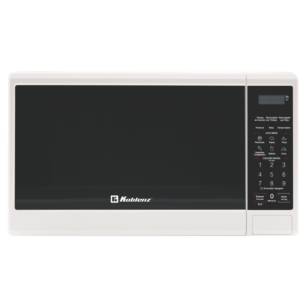 Controles digitales en el horno de microondas Koblenz