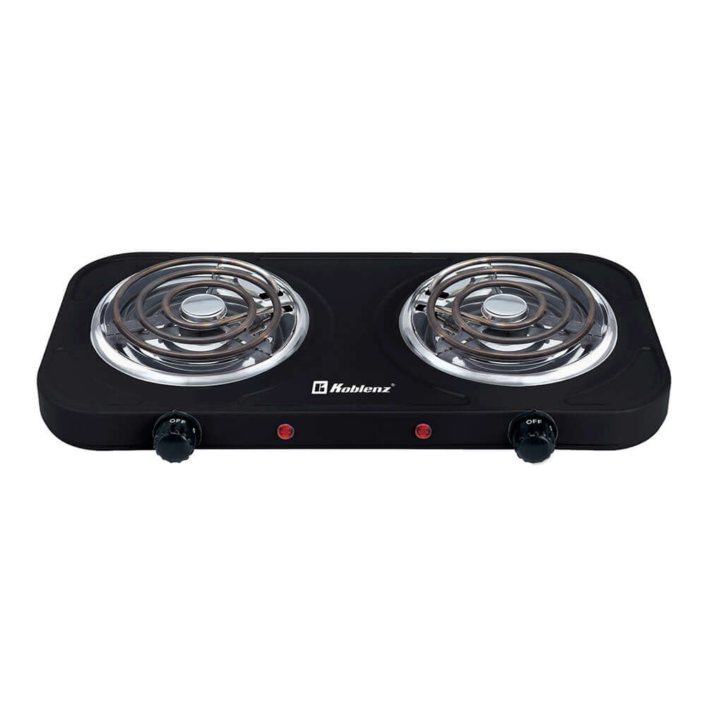 con dos quemadores en espiral permiten mayor distribución de calor en la parrilla eléctrica