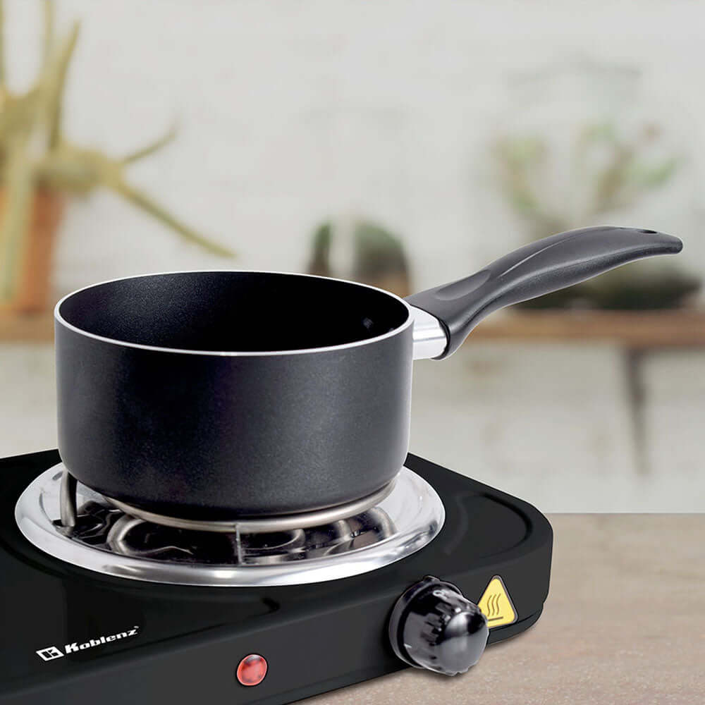 La parrilla eléctrica de 2 quemadores cuenta con 5 niveles de calentamiento