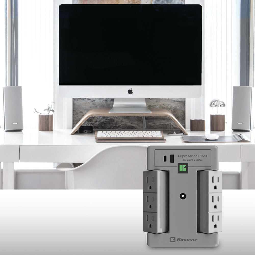 Supresor con USB-C SS-2000 USBAC