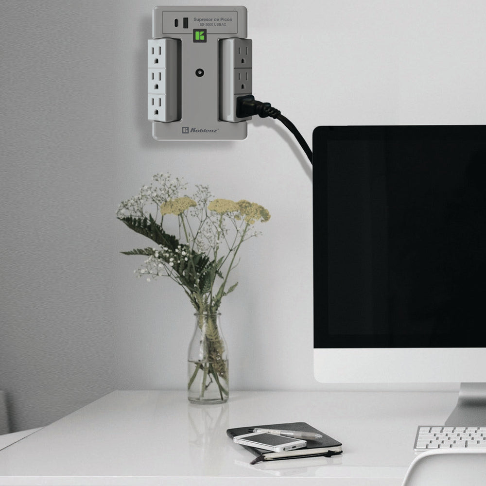 Supresor con USB-C SS-2000 USBAC