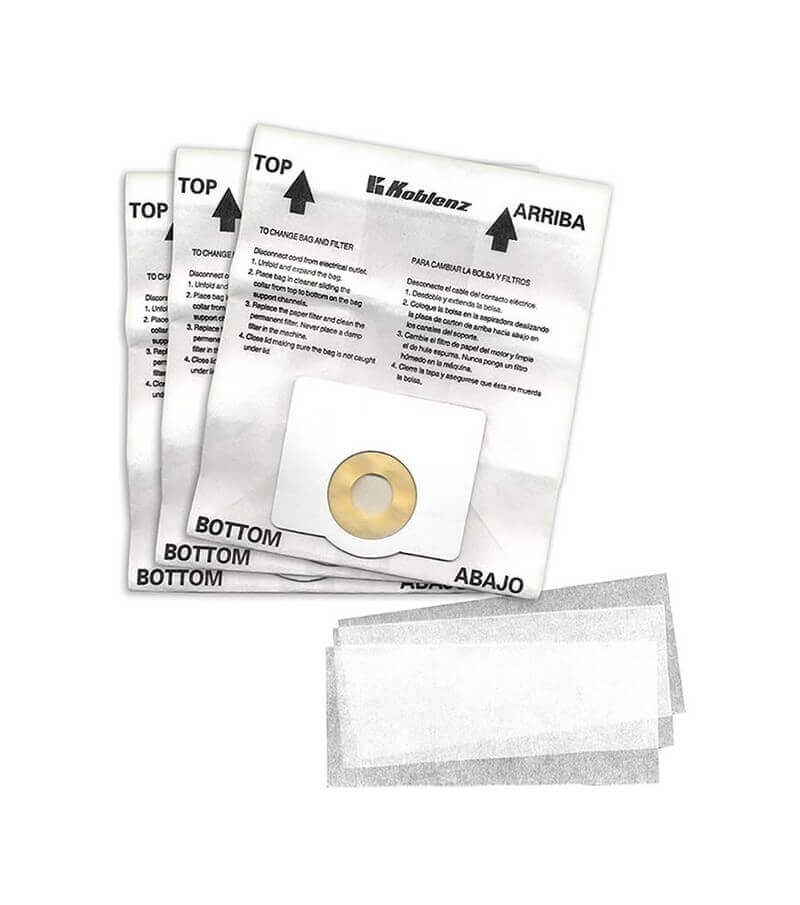 Bolsas Desechables para Aspiradora AT-650, AT-800 y AT-900 - Koblenz Electrica