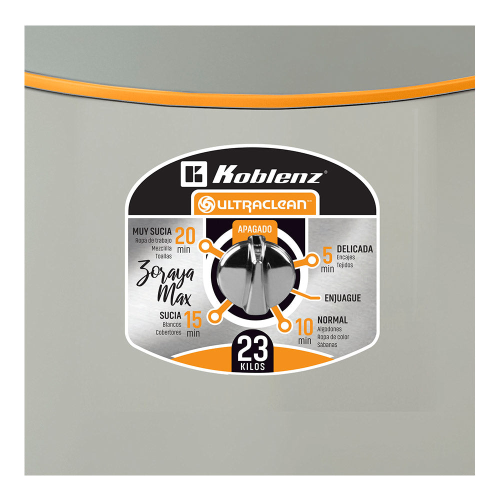Lavadora Redonda de Transmisión Zoraya Max LR-2313P - Koblenz Electrica
